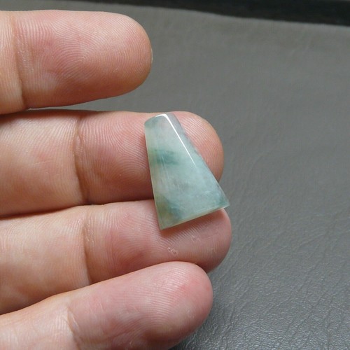 JADE 7.85 ct Light Green Fancy Cut Cabochon 18.5x12.5mm Type - A - Natural Burma - Bild 4 von 7