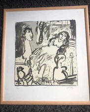 rare JOHN BELLANY RA 1942-2013 Limited Ed large SCREENPRINT "Vigil ii" 19/30