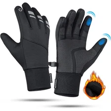Winter Warm Gloves Mens Women Touch Screen Waterproof Windproof Thermal Gloves