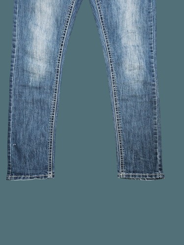 Premiere by Rue 21 Low Rise Skinny Bling Pockets White Stitching Jeans Size 5/6R - Picture 5 of 11