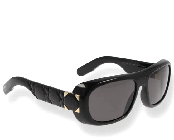 NUEVAS GAFAS DE SOL CHRISTIAN DIOR LADY95.22S1I 10A0 NEGRAS/LENTES DE HUMO AUTÉNTICAS 59-18 Foto 4 de 4