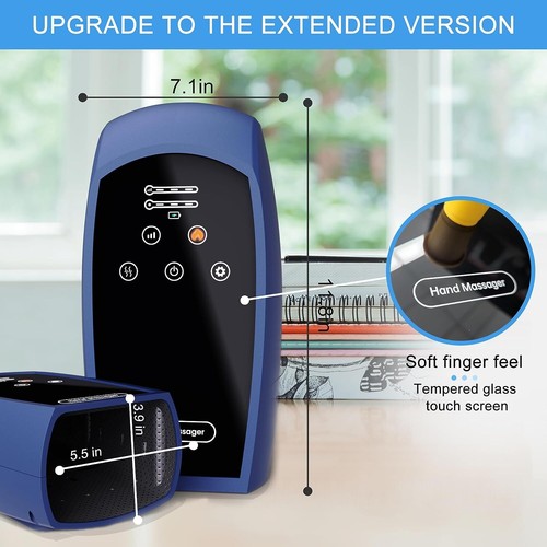 Hand Massager w/ Compression Heating for Arthritis Pain Relief Finger Numbness - Picture 5 of 9