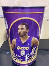 RARE!! Kobe Bryant No. 8 metal trash can bin garbage wincraft lakers Mamba NBA