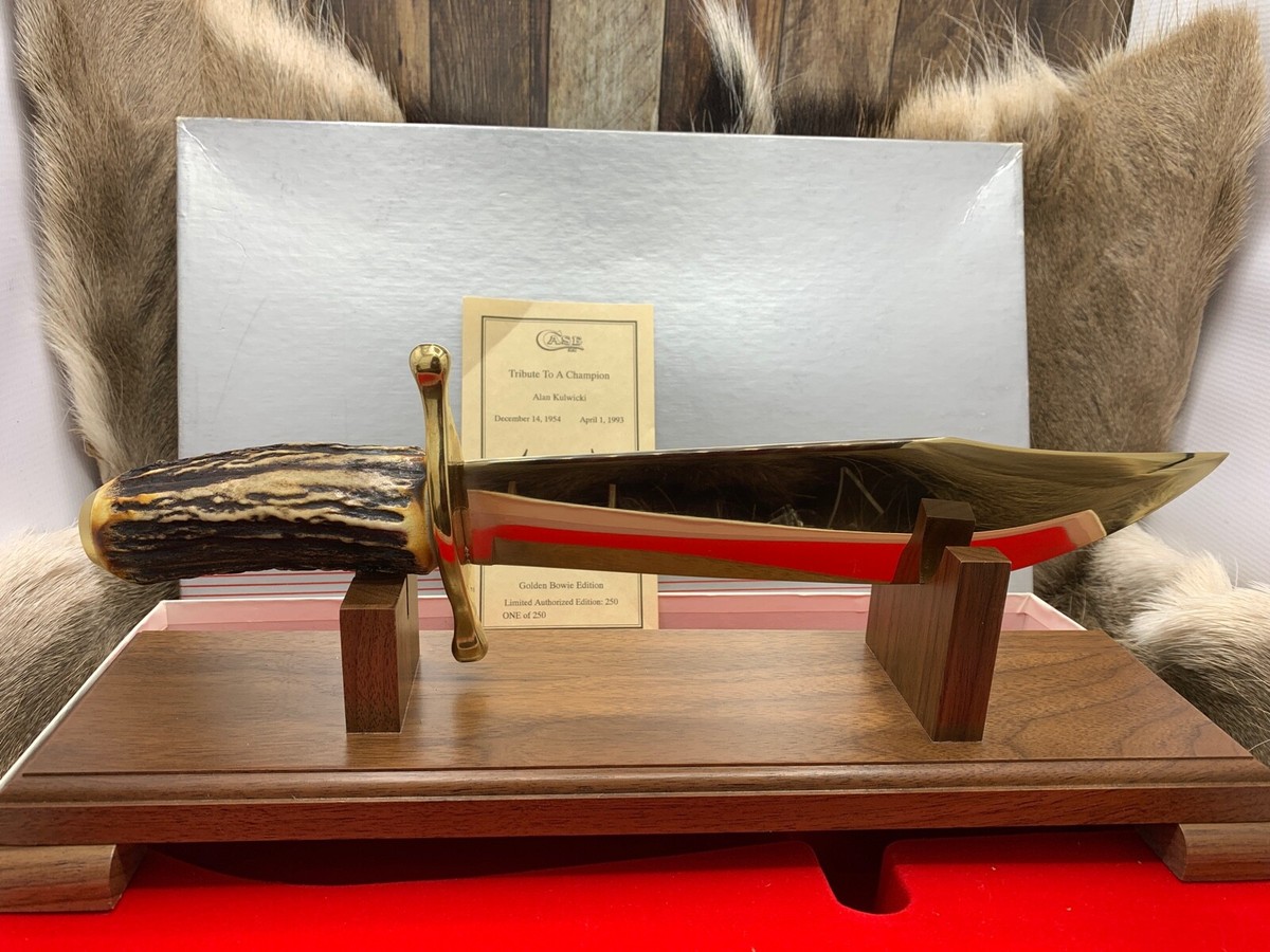 1992 Case XX Tribute Alan Kulwicki Big Bowie Knife & Walnut