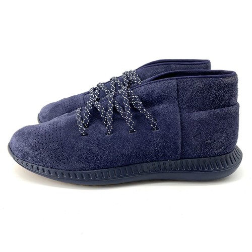 Under Armour Veloce Herren Schuhe Gr.7,5 Wildleder Blau Chukka Schnürschuhe 1296614-410 - Bild 6 von 9