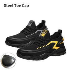 Indestructible Safety Work Shoes Steel Toe Breathable Work Boots Mens Sneakers