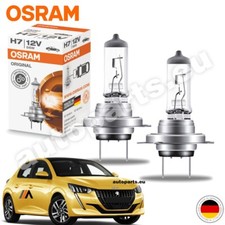 Paar Osram H7 Classic Lampen Ersatz Kompatibel Für Peugeot 208 Ab 2012