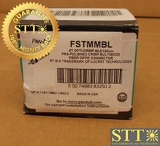 FSTMMBL PANDUIT FIBER OPTIC CABLE ASSEMBLY PRE-POLISHED ST SIMPLEX CRIMPS NEW