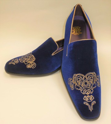 mens blue dress loafers