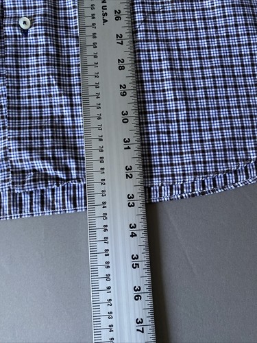 Robert Talbott Men’s Size L 17 Multicolor Gingham Classic Dress Shirt Estate - Picture 14 of 21