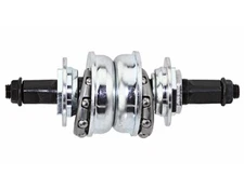  BOTTOM BRACKET CONVERSION KIT SET 1PC TO 3PC CRANK 128MM CHROME IN (2 COLORS)