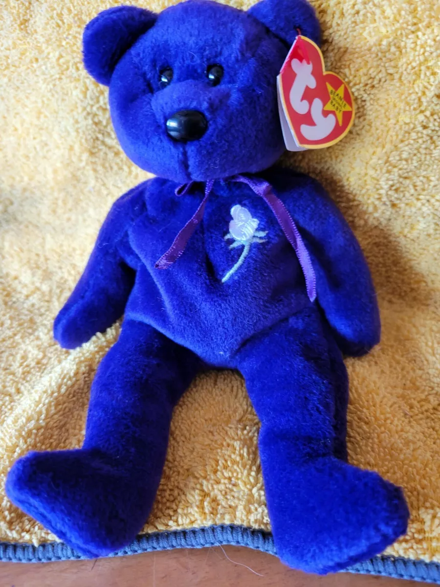 Princess Diana Beanie Baby 1997 Made in China P. E. PELLETS NWT