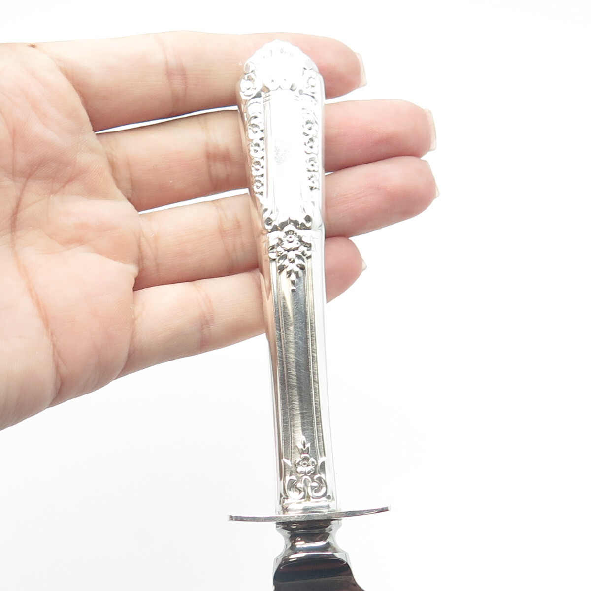 925 Sterling Silver & Stainless Steel Antique Art Deco