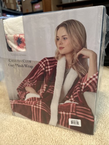Charter Club Cozy Plush Wrap Waverly 50" X 70" Blanket Throw Warm And Light NIB - Picture 2 of 24