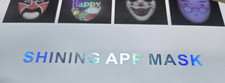 Programmable LED Face Mask -App Control- Rechargeable Shining App Mask