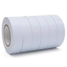 6-Pack Electrical Tape, 3/4 in X 66Ft, Professional Flame Retardant Waterproof P