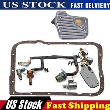 Set of 9 4L60E and 4L65E Transmission Solenoid Kit w/Harness Fit for 1993-05 GM