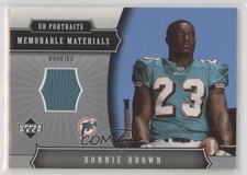 2005 Upper Deck Portraits Memorable Materials Ronnie Brown #MM-RB 0l16