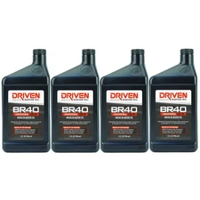 Driven Racing Oil 03706, BR40 Break-In Oil, Conventional 10W-40, 4 Quarts