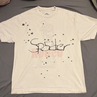 Cactus Jack x Spi5er Days Before Rodeo Men's White Spider Graphic Tee Size L