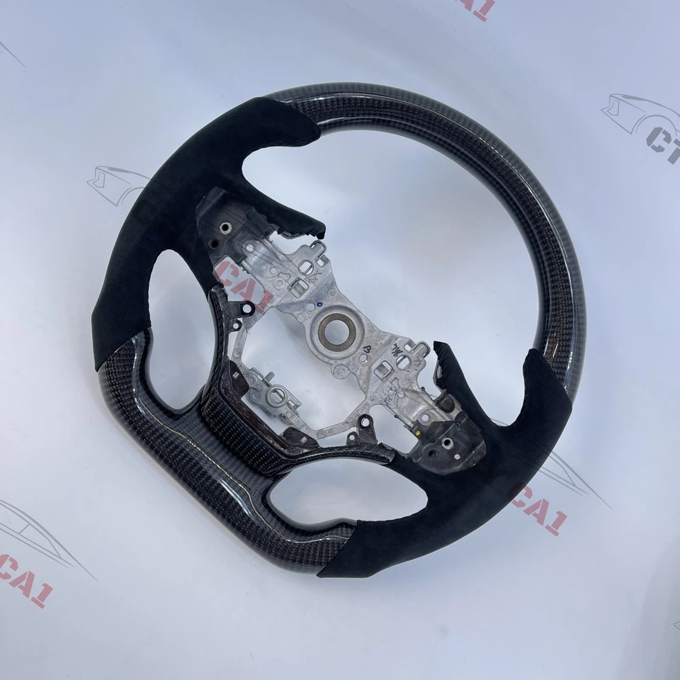 Volante de fibra de carbono personalizado para Lexus ES300/ES350 GS350 RX350 2013-2016 Foto 3 de 4