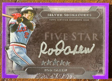 2020 Topps Five Star- Silver Signatures Rod Carew Auto #d 07/25