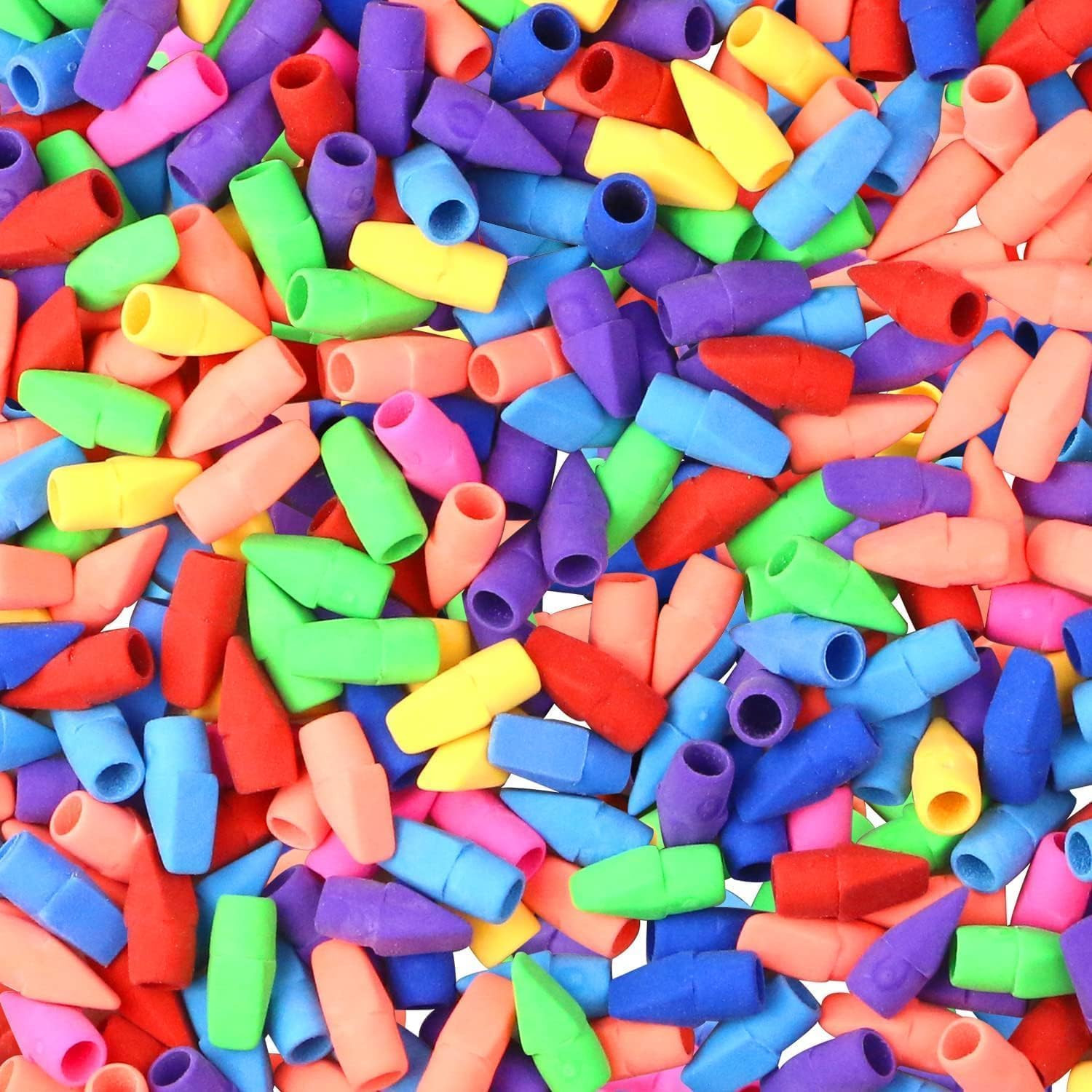 Top Eraser Bulk Caps For Pencils,chisel Shape Erasers Topper