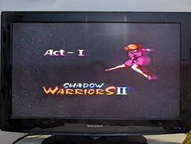 Tecmo Shadow Warriors II Ninja Gaiden II Nintendo NES PAL 1991 Azione/Avv.