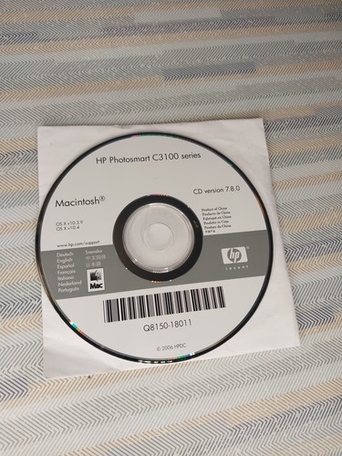 HP OfficeJet 6500 Series PhotoSmart 3100 Printer Apple Mac Software Driver - 第 1/1 張圖片