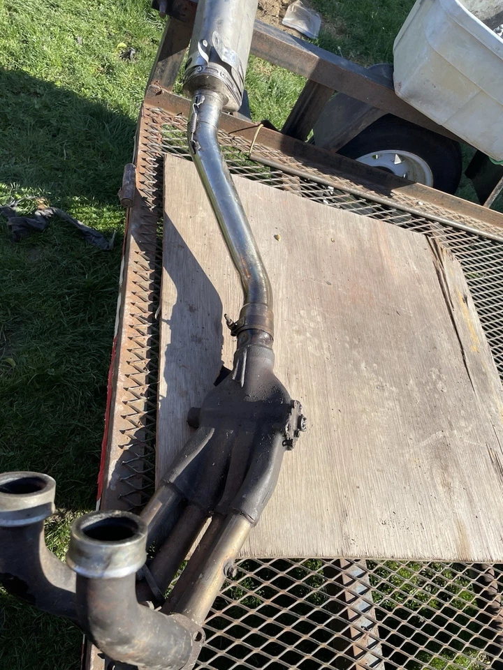 2002 Yamaha YZF R1 Stock Header Exhaust with Yoshimura Muffler - Image 2 of 4