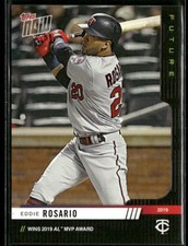2019 Topps Now Future Award Winners Eddie Rosario (Base Chrome Set)  Twins