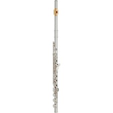 Yamaha YFL-462 Intermediate Flute Offset G B-Foot, Gold Lip-Plate
