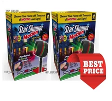 2-PACK STAR SHOWER MOTION LASER LIGHT SHOW PROJECTOR CHRISTMAS LED LASER LIGHTS