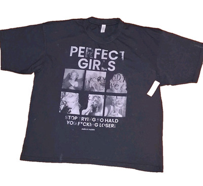 Amis Et Fleurs Perfect Girls Distressed Tee Shirt Size 2XL