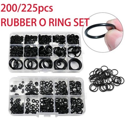 200/225 STCK. Gummi O Ring Dichtungsset Nitril Dichtung Unterlegscheibe Kit KOSTENLOSER UK-VERSAND