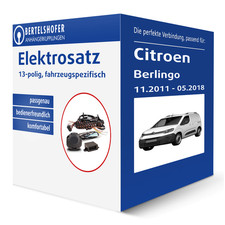 Elektrosatz 13-pol. spezifisch für Citroen Berlingo Typ B9 11.2011-05.2018 TOP