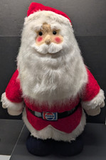 Vintage PEPSI Santa Animal Fair Stuffed Plush Store Display 31  H x 21"W x 13"D