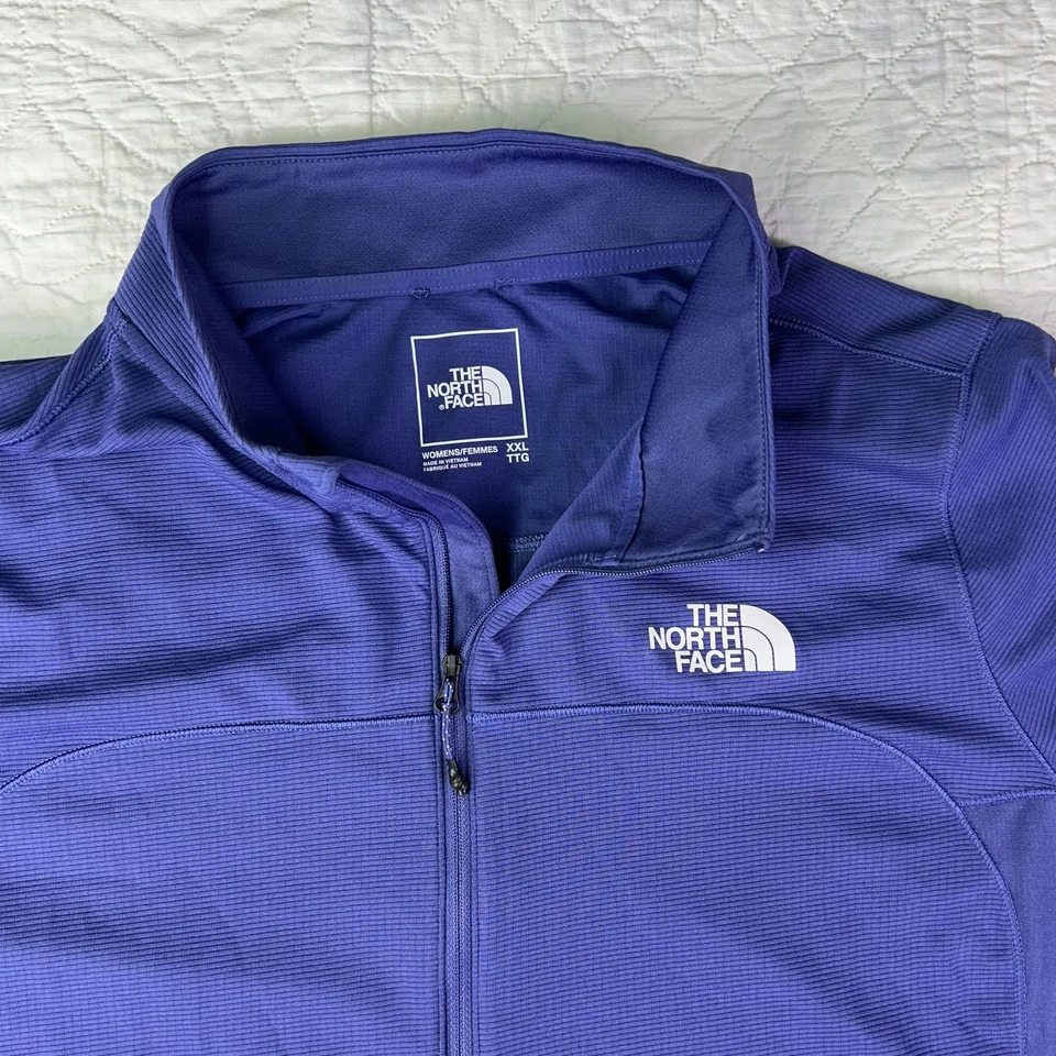 Pullover North Face para mujer 2XL cuarto cremallera atlético ligero top exterior Foto 2 de 4