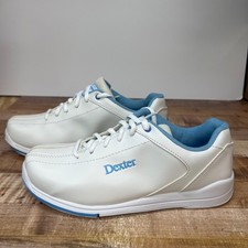 TS Dexter Raquel IV Women s Bowling Shoes White Blue Size 6.5M B4270-9 NOS