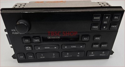 1999 00 01 2002 Lincoln Continental Radio Tape Player XF3F-18C870-AD