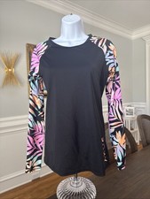 Roxy Women's Whole Long Sleeve Rashguard Size L