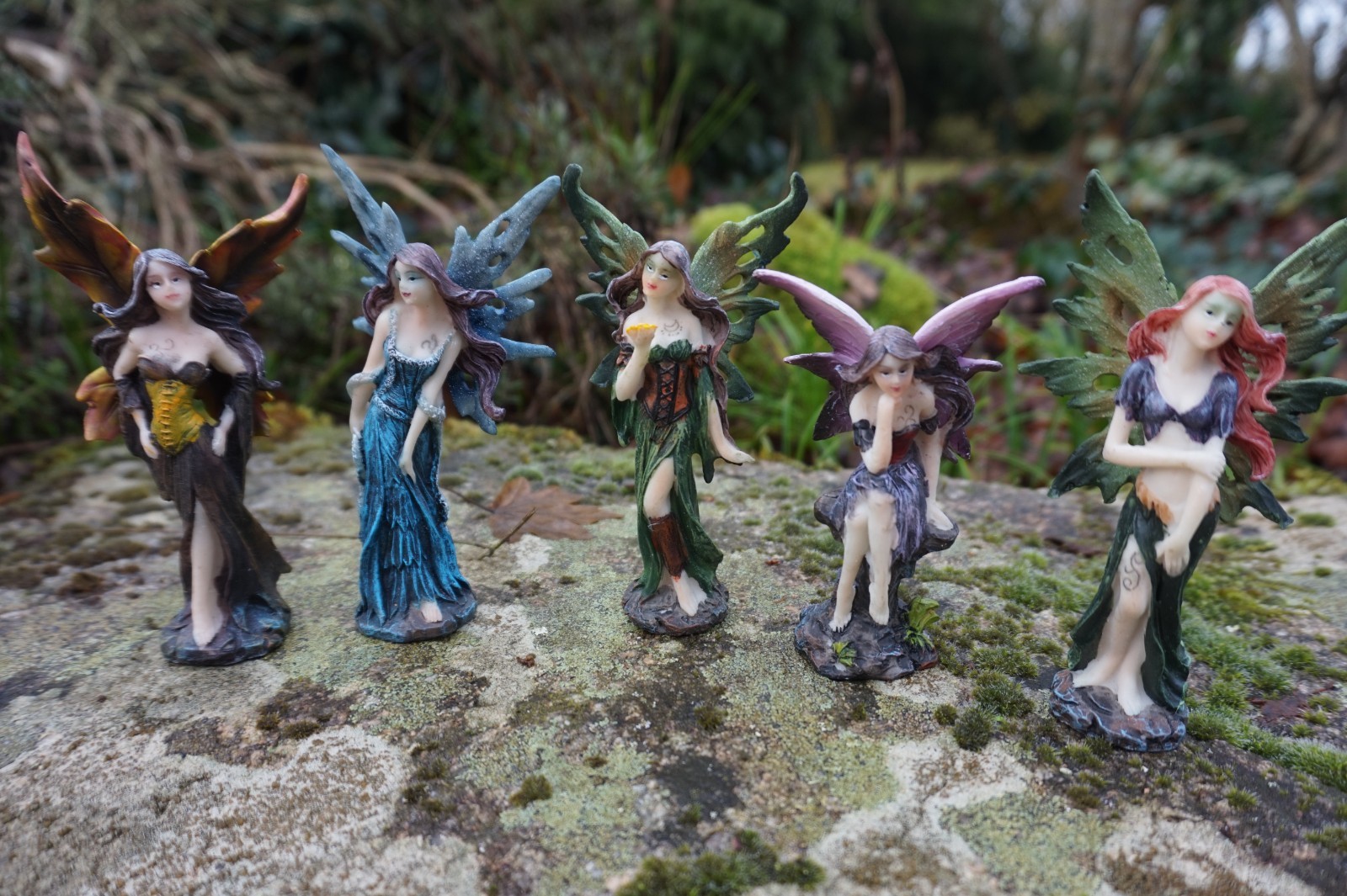 Lot de 5 figurines fée elfe ange pour combler une étagère vide avec élégance