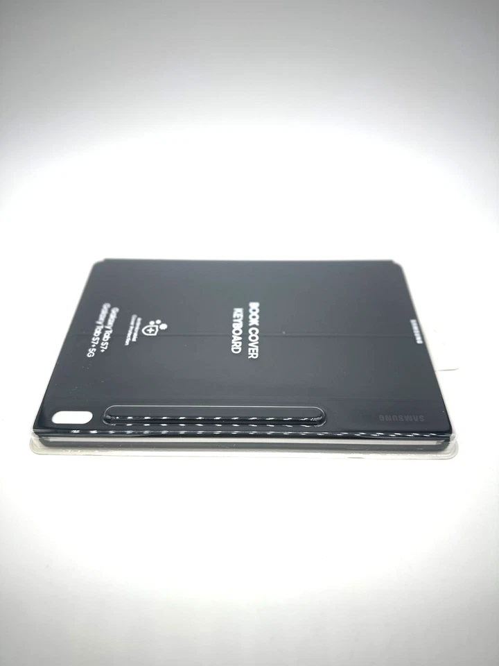 Teclado con cubierta de libro Samsung para Samsung Galaxy Tab S7+, S7+ 5G negro nuevo sellado Foto 4 de 4