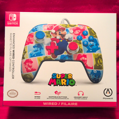 PowerA Enhanced Wired Controller Switch/OLED/Lite Headset Jack Mappable Buttons