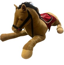 Animal Alley Toys R Us Plush Brown Derby Pony Horse Jumbo Large XL