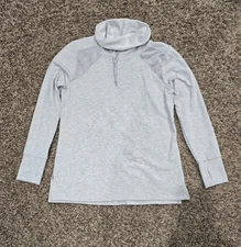 RBX Live Life Active Women's Size M Grey Cowl Neck Activewear Top