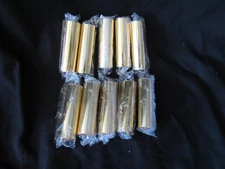 10  New Old Stock  Brass Color metal Candelabra Candle Socket Cover 3" Length