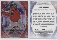 2023 Series 1 Stars of MLB Chrome Red Refractor /75 Jose Ramirez José Ramírez