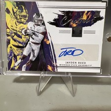 2023 Panini Impeccable Canvas Creations Jayden Reed