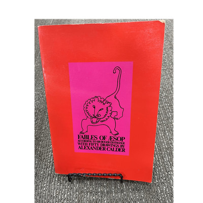 Aesop Fables of Aesop Sir Roger L'Estrange Alexander Calder Dover Book